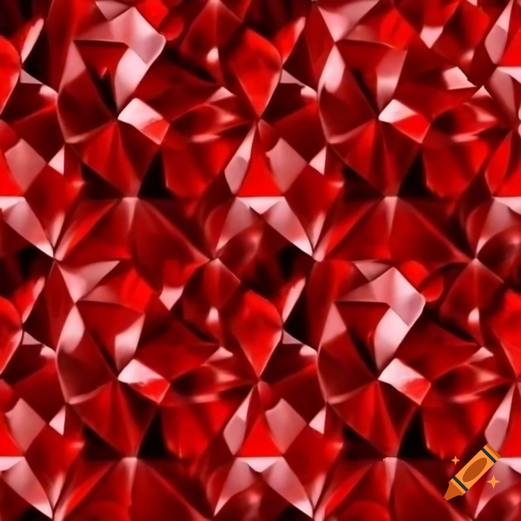 Seamless red crystal texture in high definition
