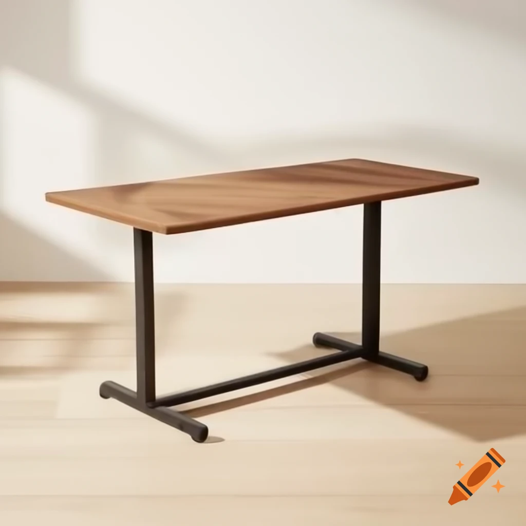 Height adjustable table design concept
