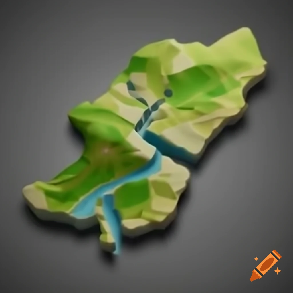 3D map of Partnach Gorge