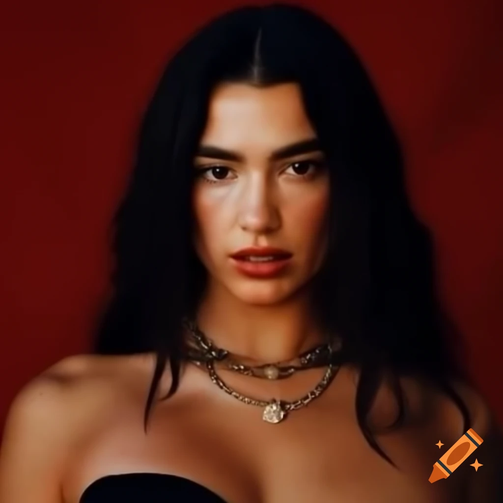 Dua Lipa styled as an Albanian princess in movie poster