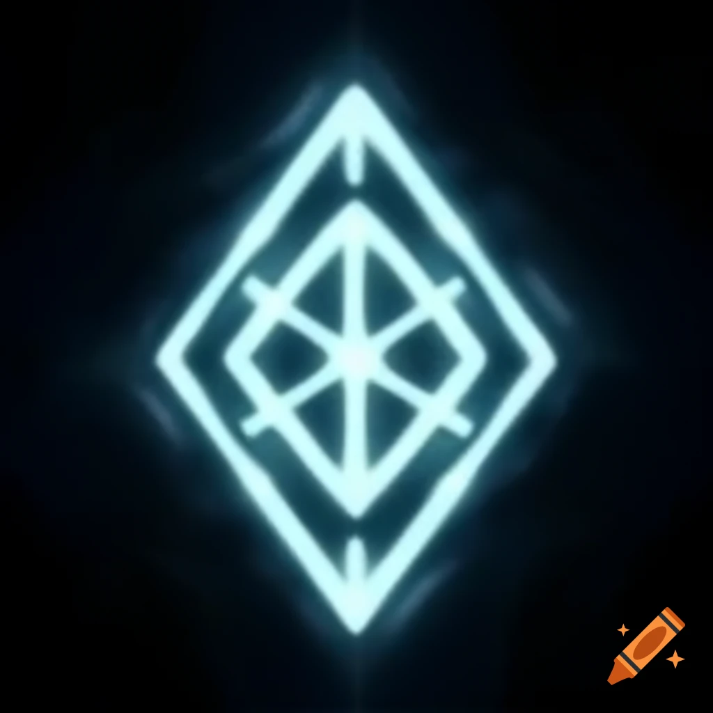 Warding magic rune design for dungeons dragons suitable for cutting