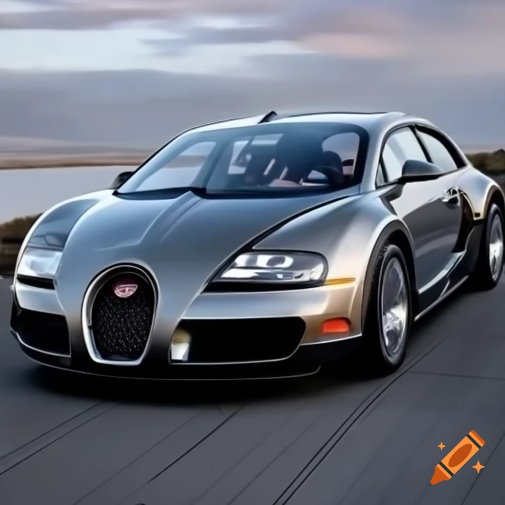 2004 Volkswagen Sharan stylized to resemble 2005 Bugatti Veyron