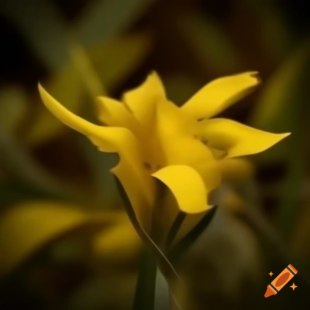 Intense yellow color conveying emotion