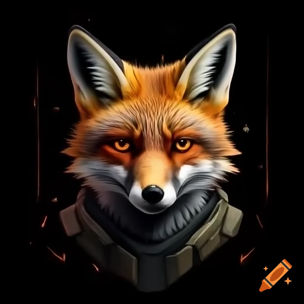Tactical fox in a dynamic pose