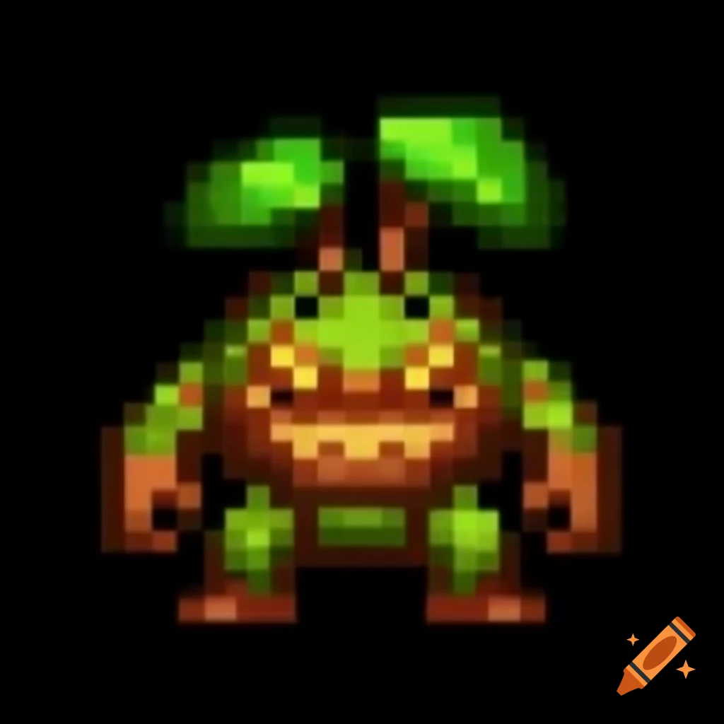 Plant monster game sprite design