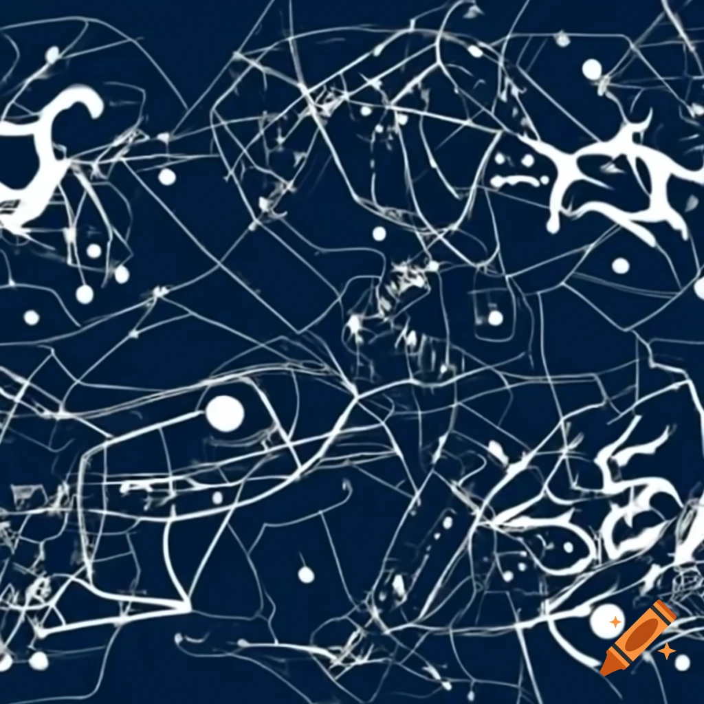 Pollock art inspired by Chilean Patagonia and its glaciers