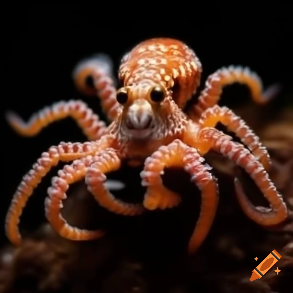 Unique creature featuring octopus and spider characteristics