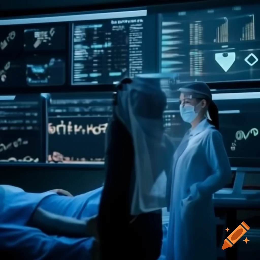 Doctor and patient reviewing digital medical charts