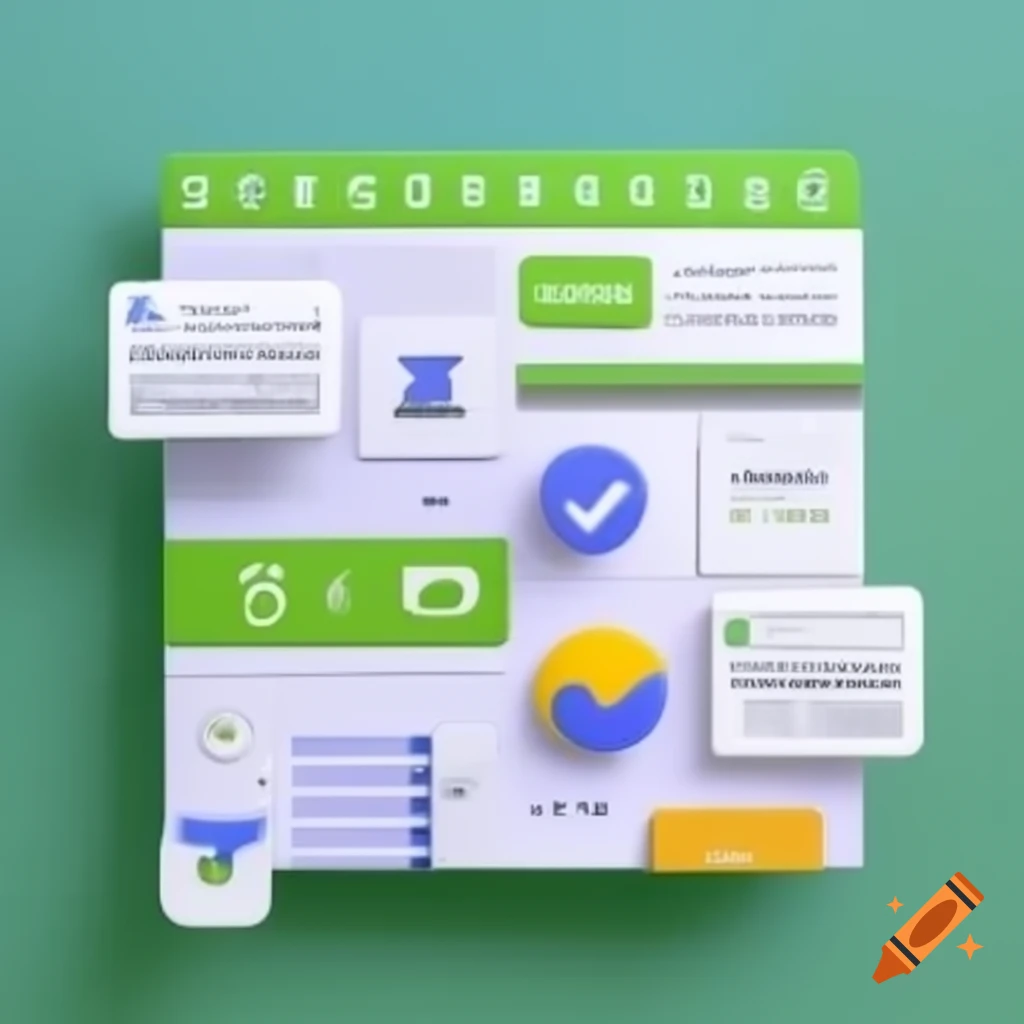 Clean user interface design for a to-do app featuring task lists and icons