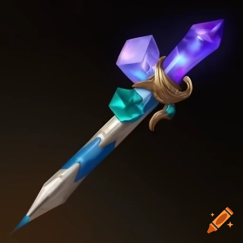 Fantasy pen with crystal tip concept art