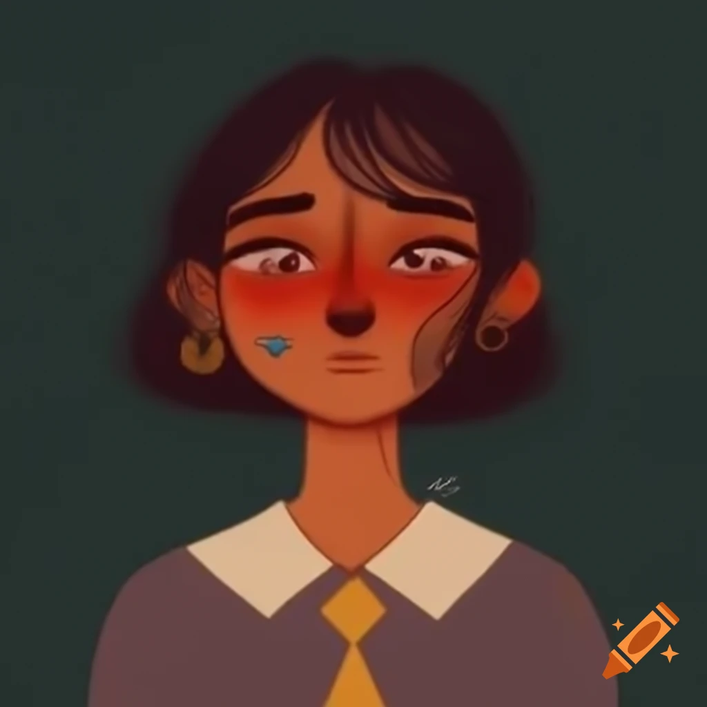 Illustration representing mixed emotions in a person