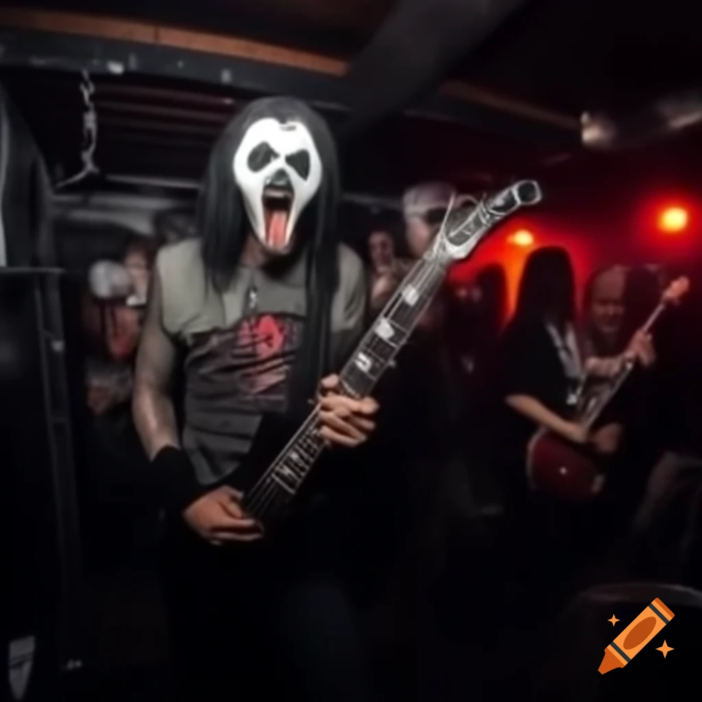 Gibbon enjoying a lively Saturday night metal party