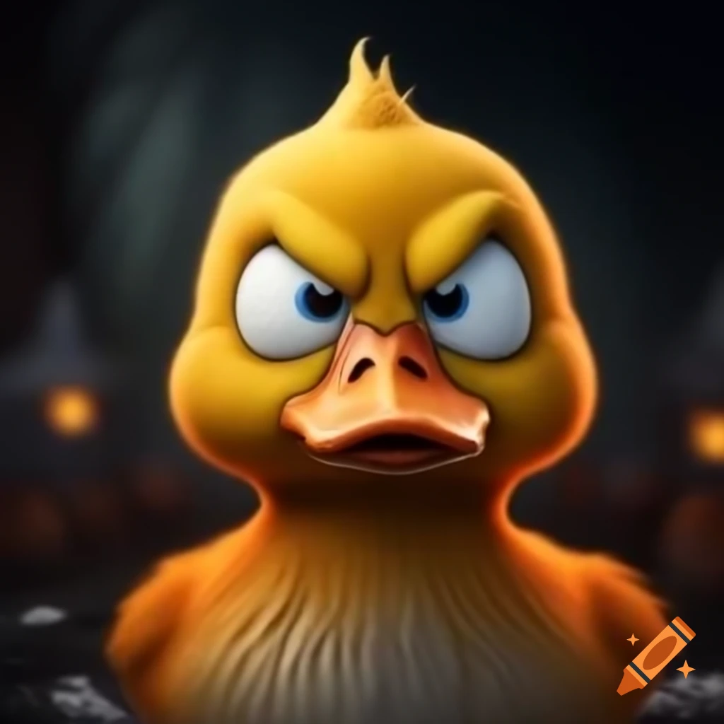 muscular-duck-in-wrestling-singlet-on-craiyon