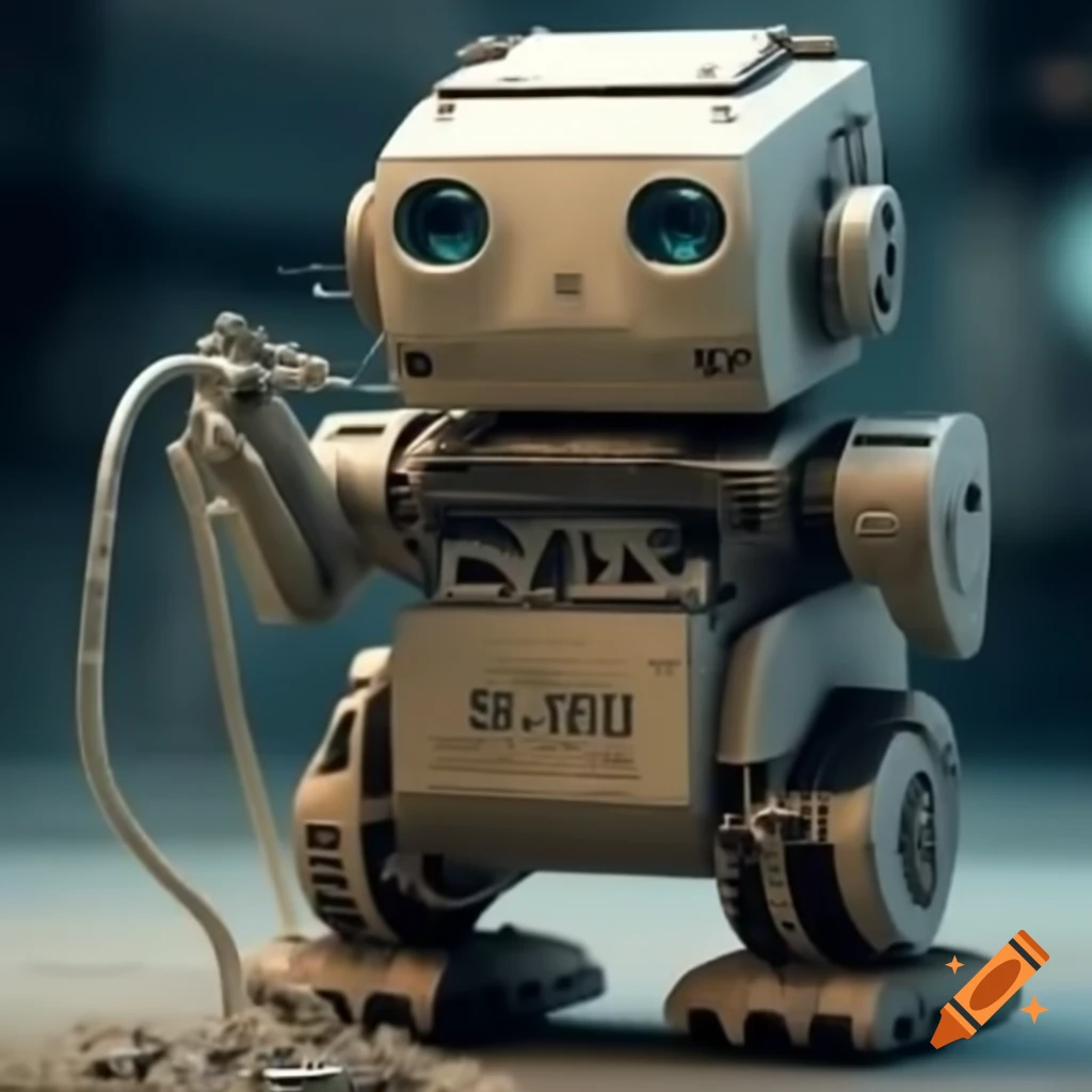 Robot themed around the word "Wrecker"