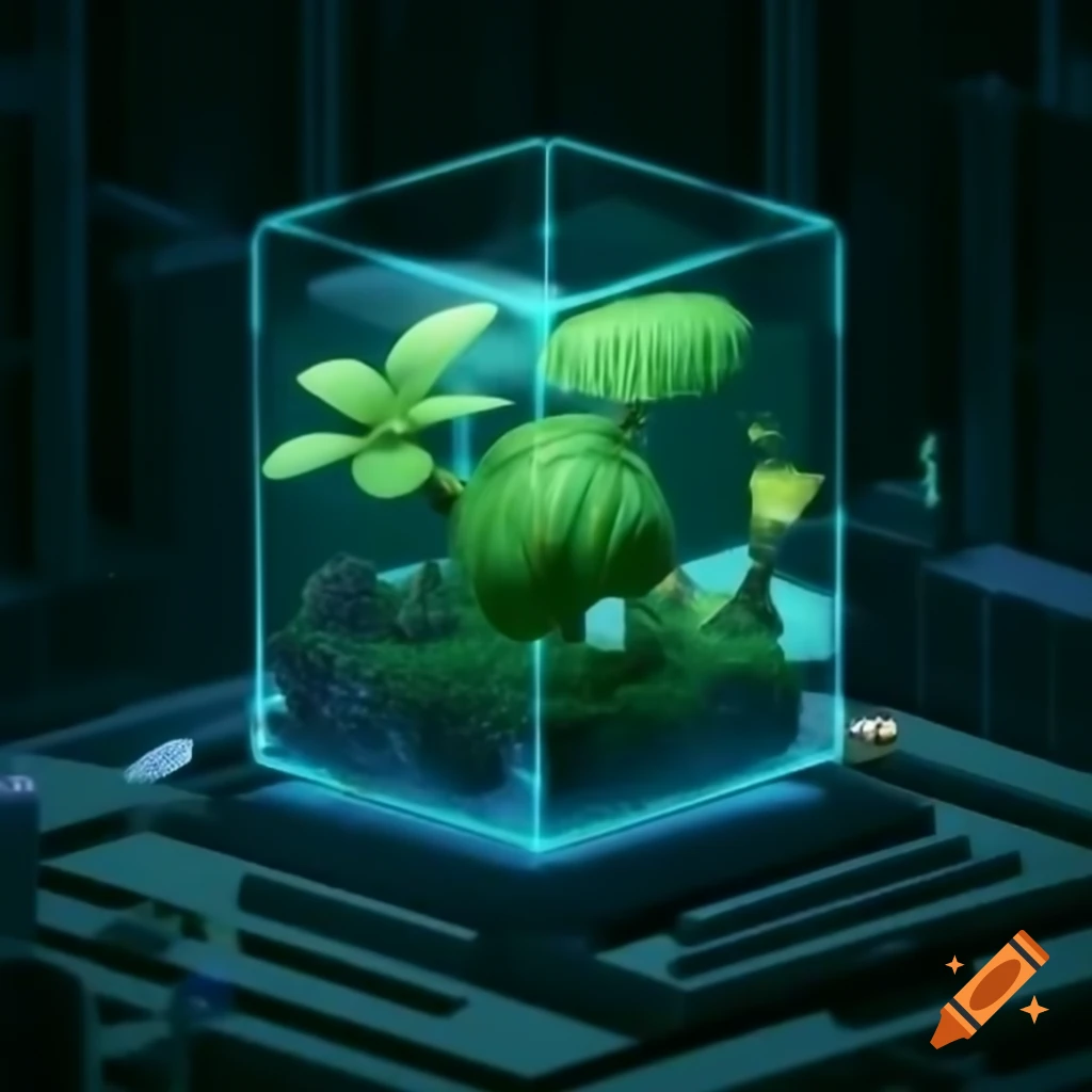 Video game themed around plant cells