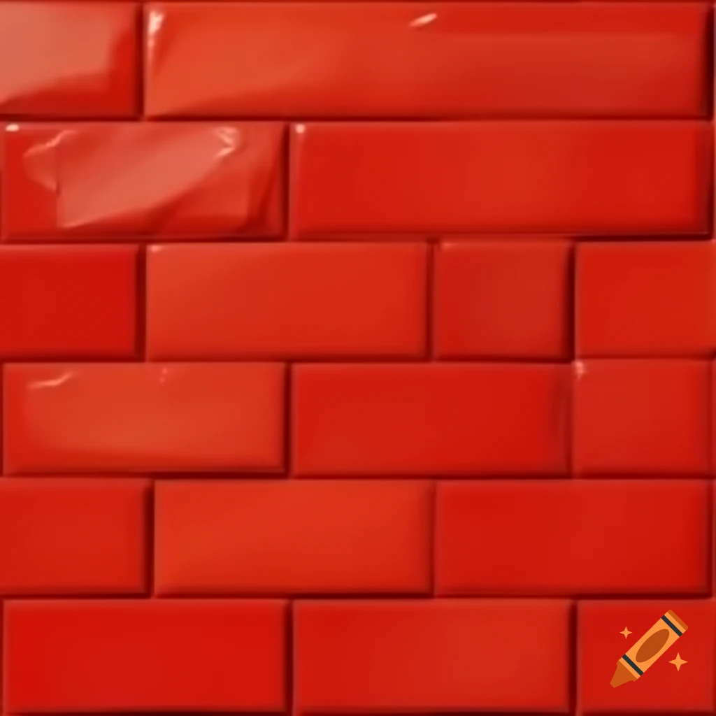 Red tile scaled texture design