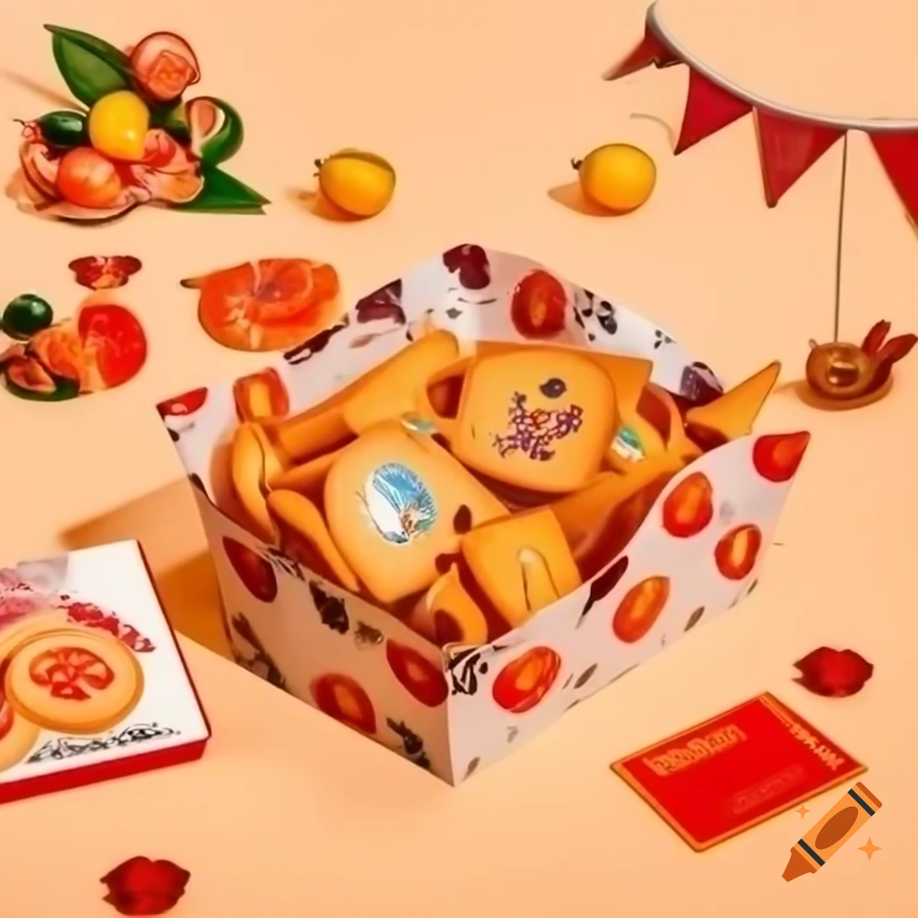 Fest'1 snack bags with colorful aperitif biscuits inspired by Uno game