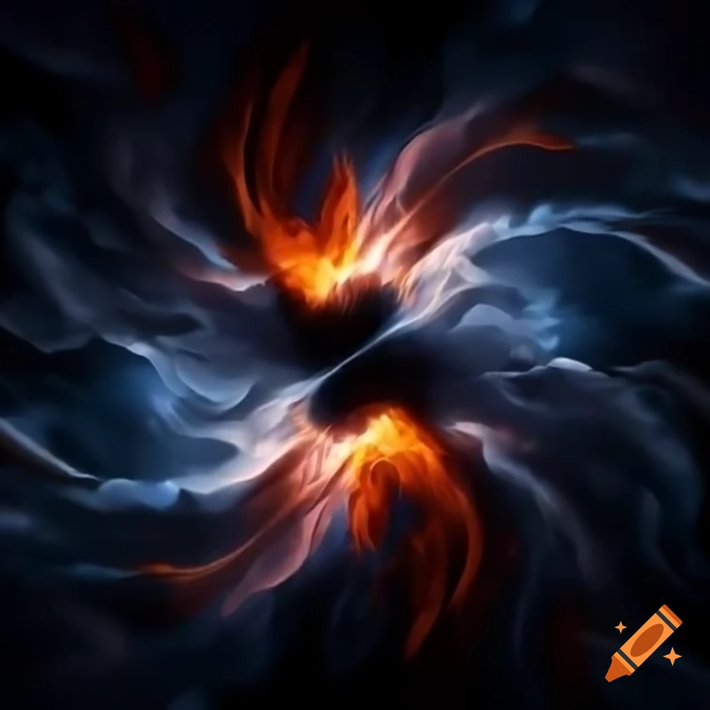 Intense character surrounded by cosmic energy in Dream World