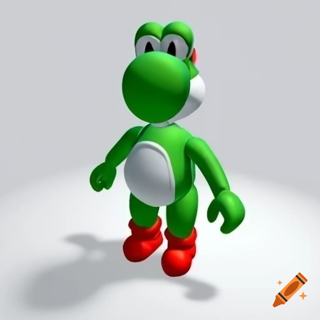 Roblox character dressed as Yoshi
