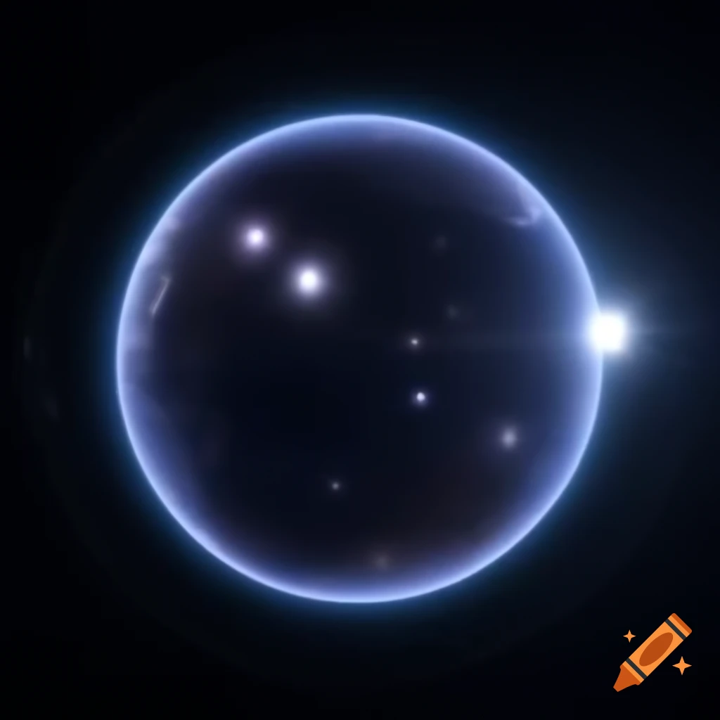 Diamond planet 55 Cancri e in space
