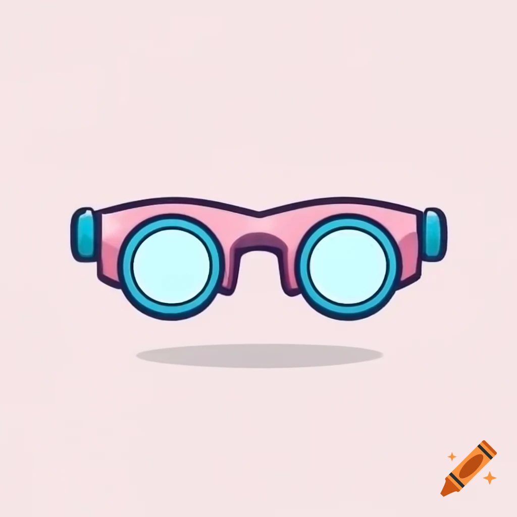 Futuristic glasses frame design