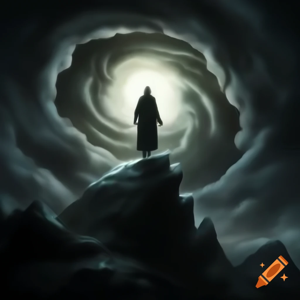 Abstract visualization of Adelline's distorted perceptions and Joseph's mind