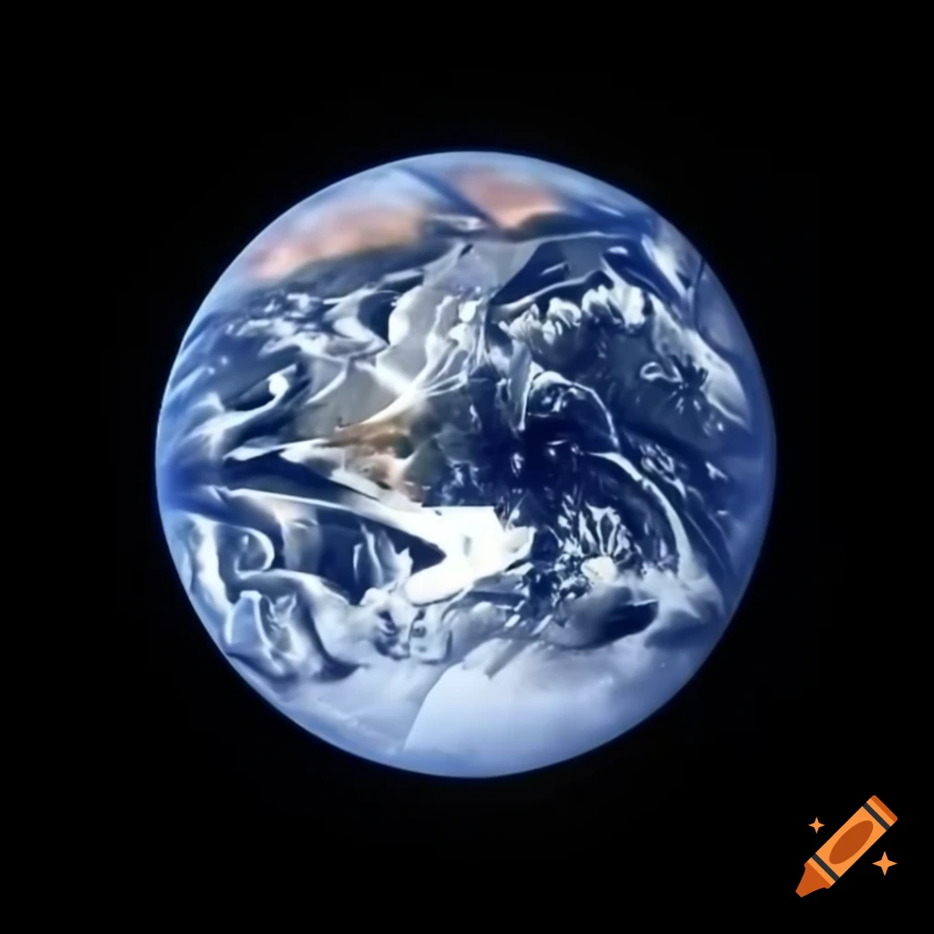 Apollo image of Earth known as the Blue Marble