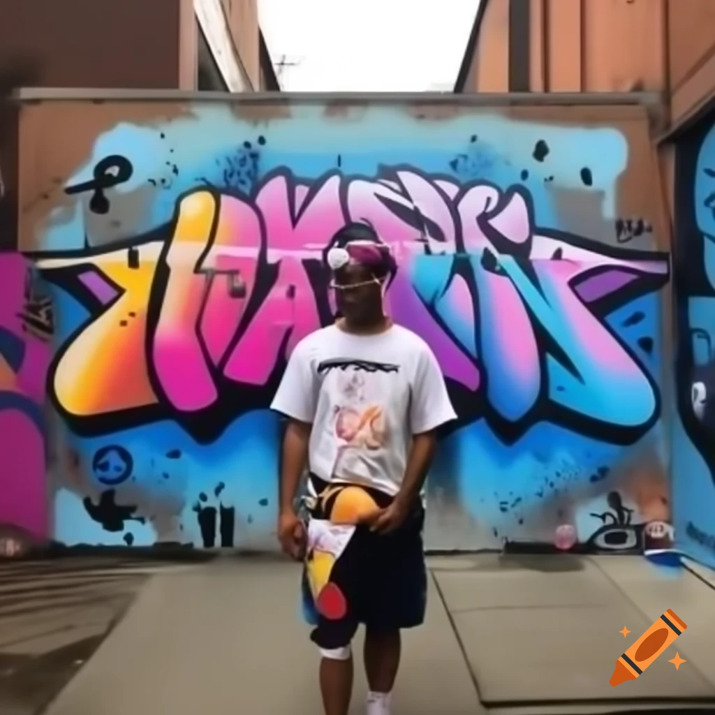 Vibrant street art showcasing urban creativity
