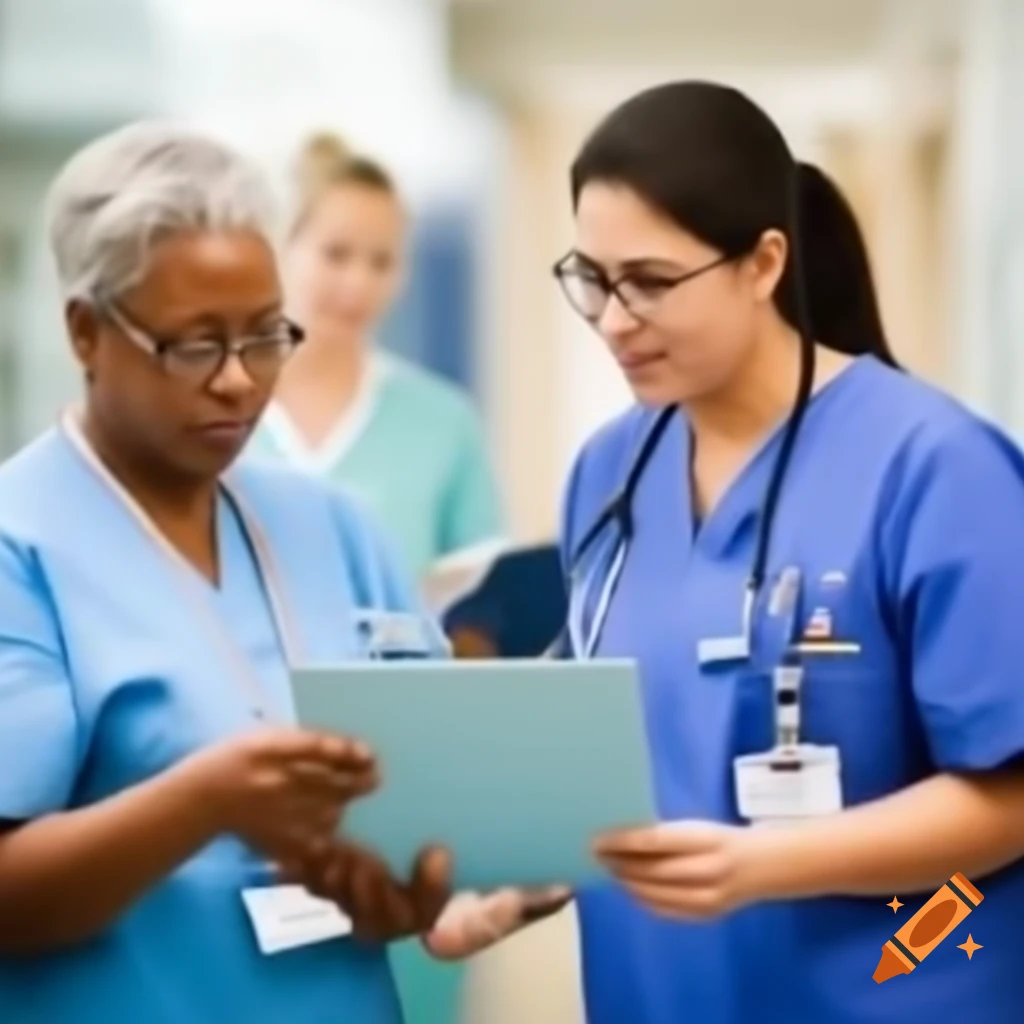 Collaboration between nurses and a nursing student