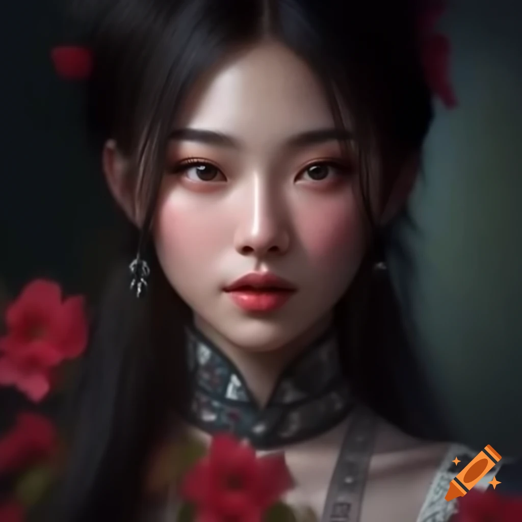 Portrait of beautiful Asian women