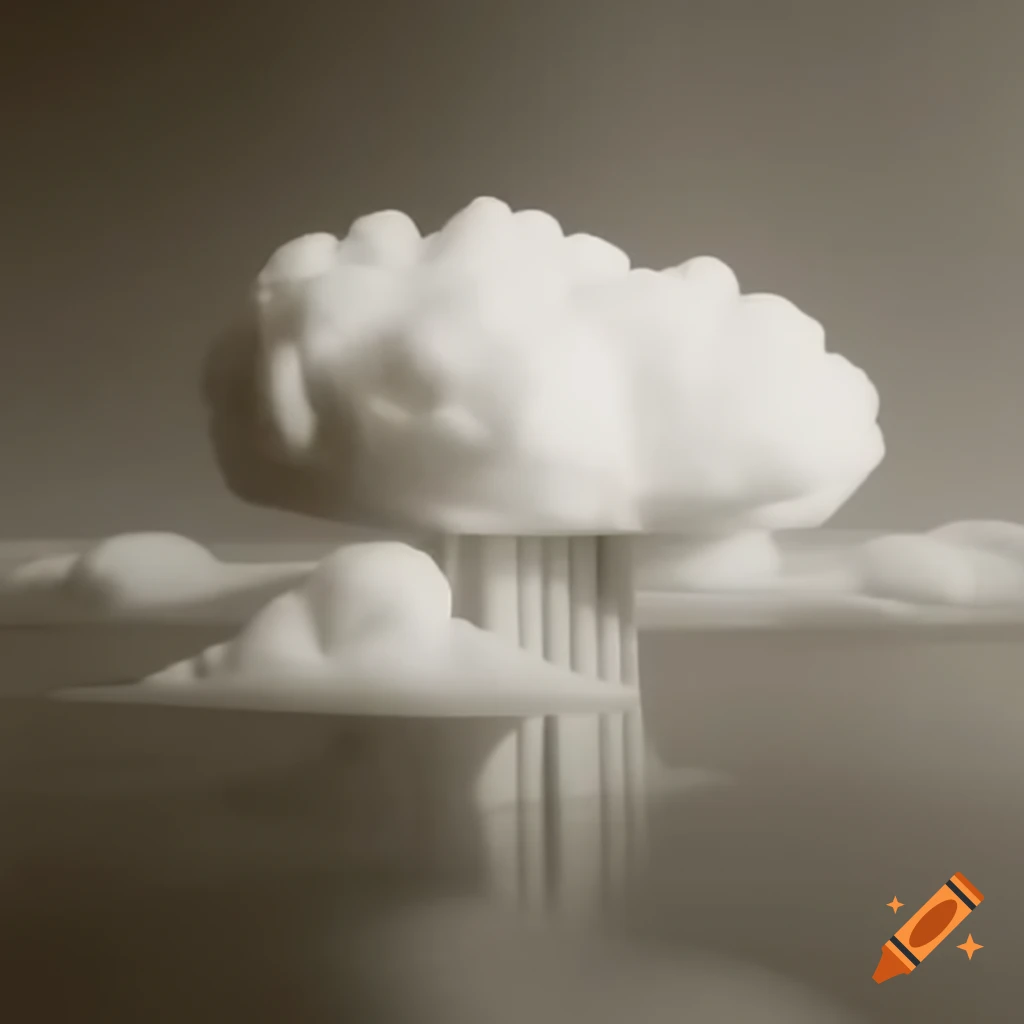 Surrealist artwork featuring black, white, grey, and sepia forms