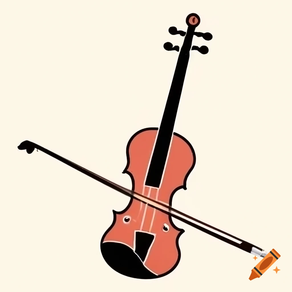 Acrylic painting of a violin player