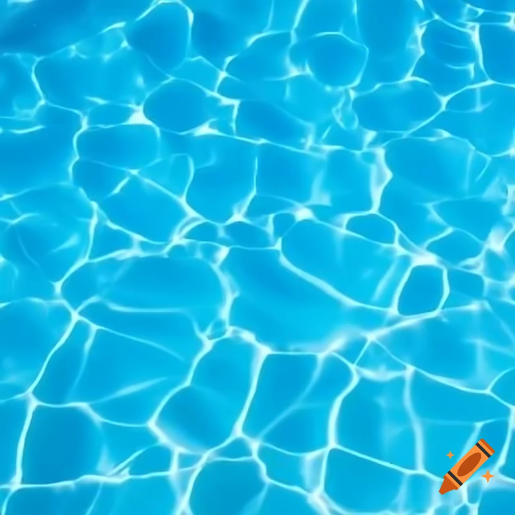 Swimming pool tiles with floating ribbon symbolizing Yellow September