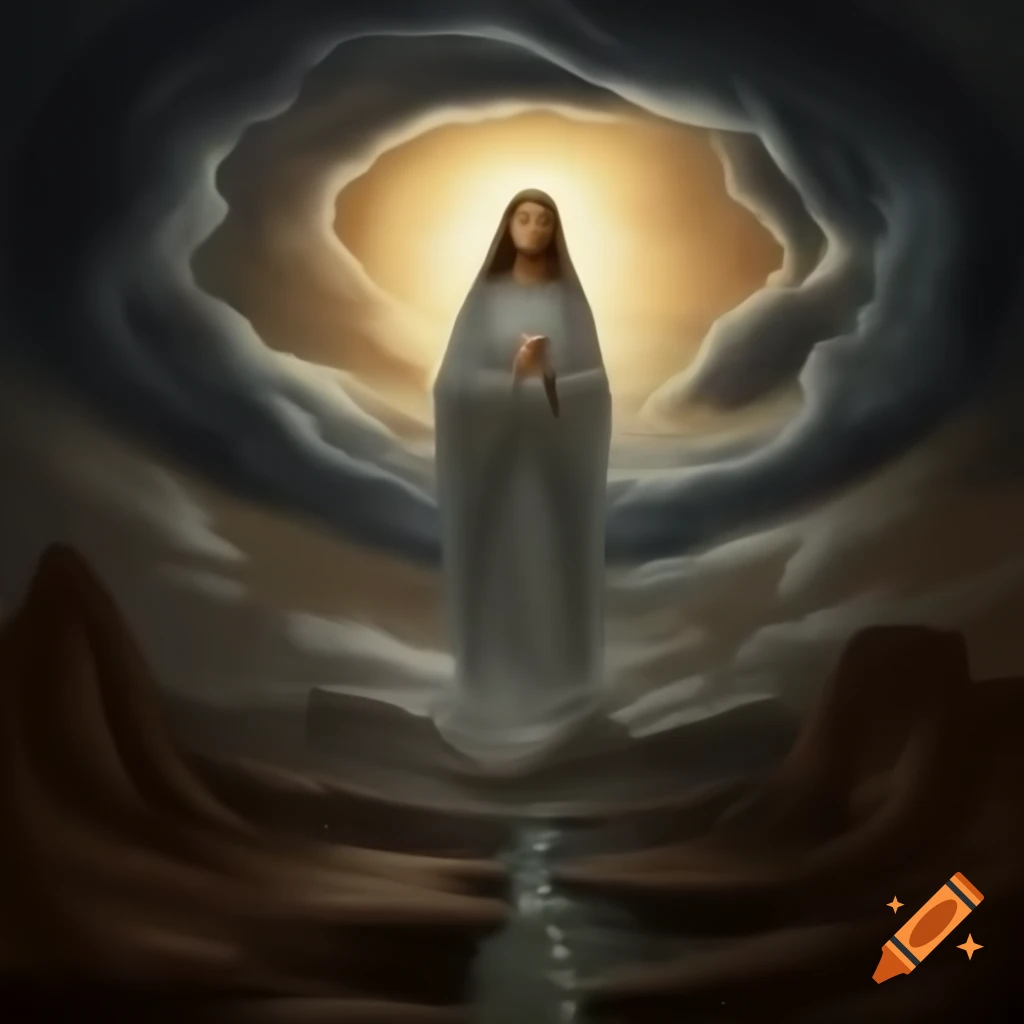 Abstract visualization of Adelline's distorted perceptions and Joseph's mind