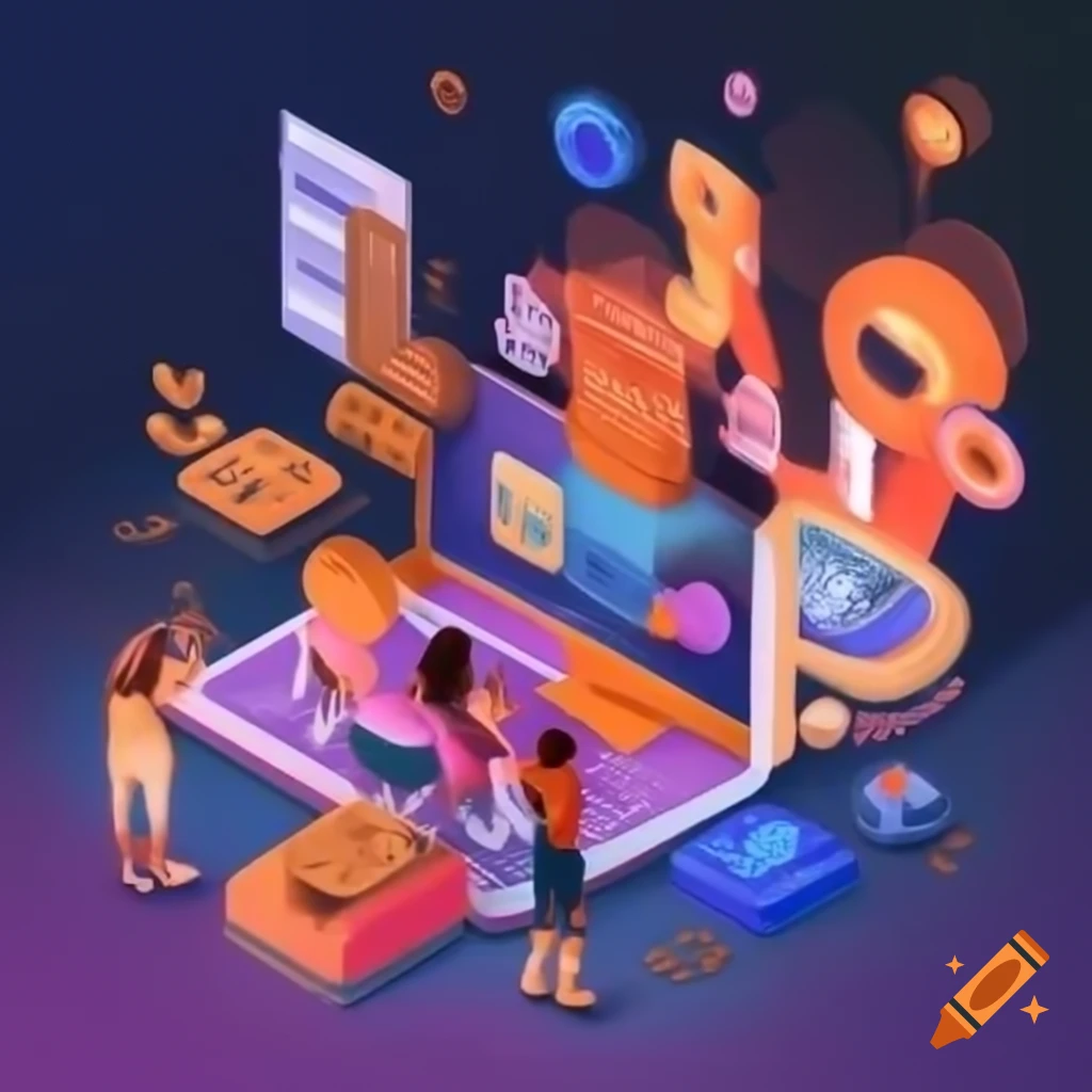 Conceptual image representing digital status updates and modern communication