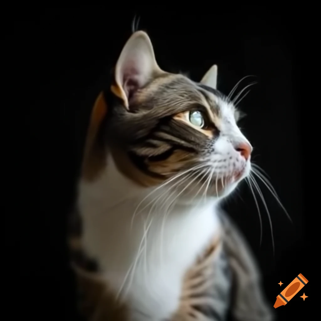 Adorable cat for profile picture