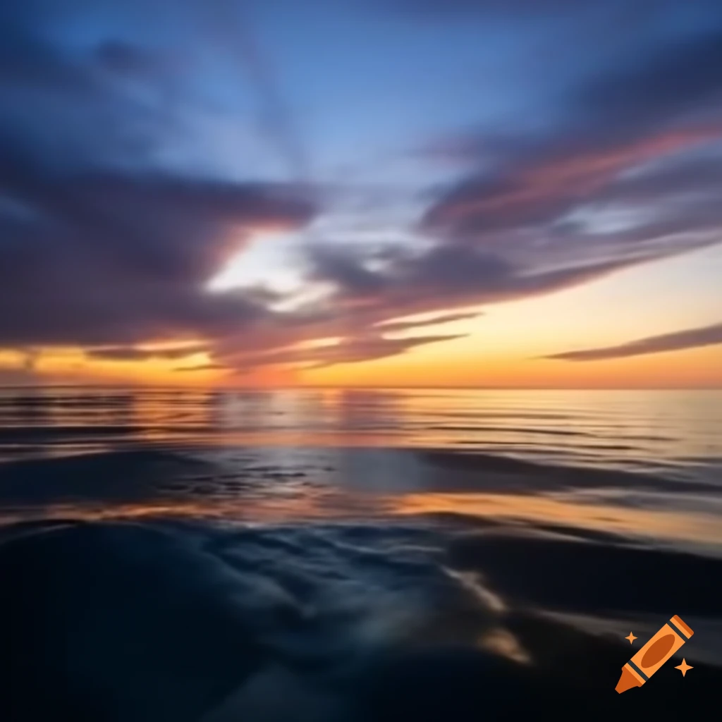 Beautiful sea during an afternoon