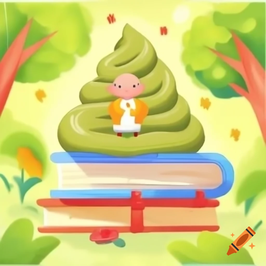 Colorful children's book cover featuring a whimsical Pope in the woods