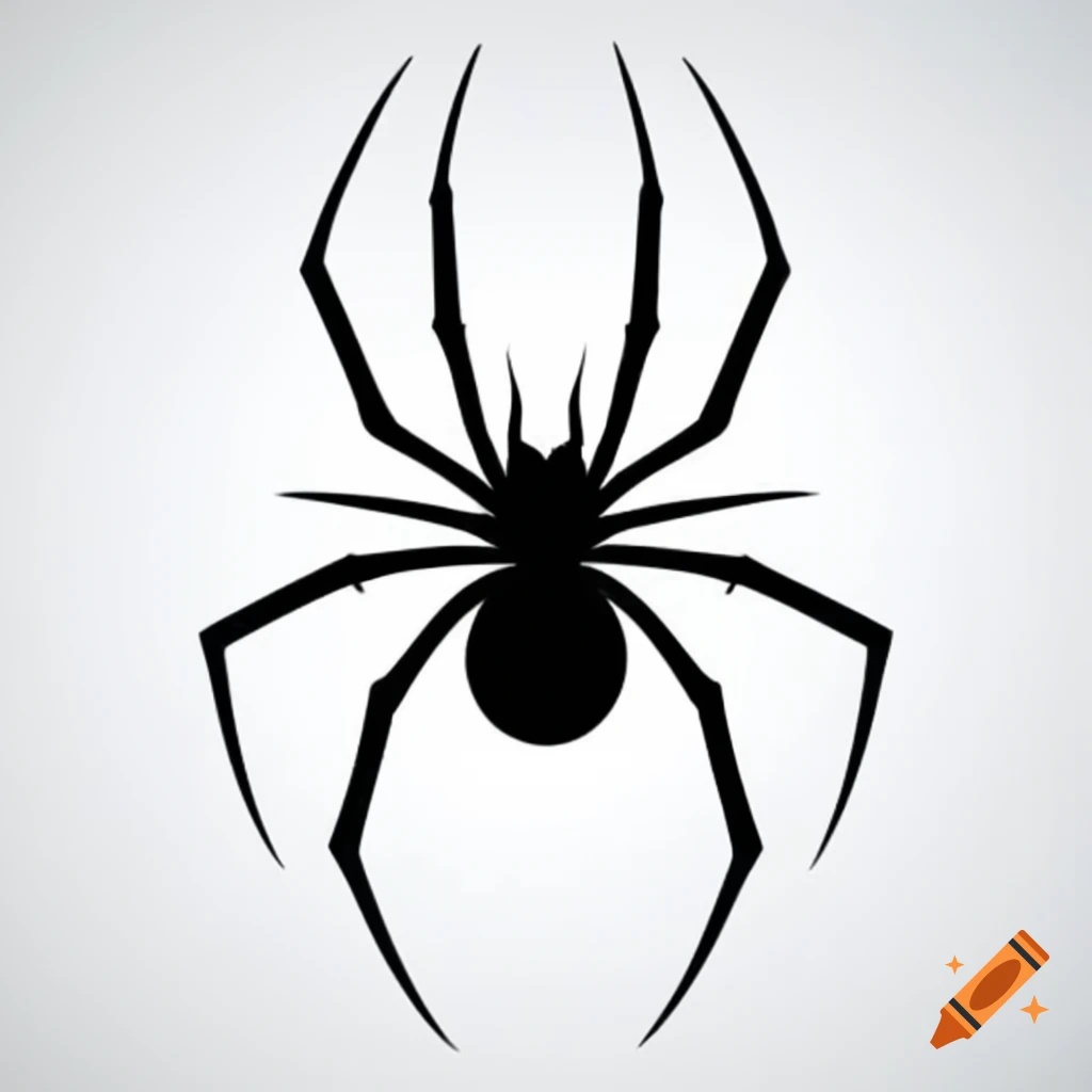 Black widow spider close-up