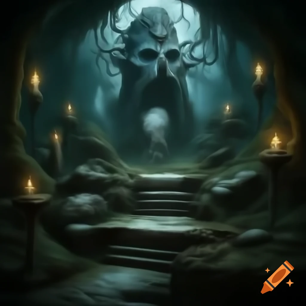 Abstract representation of a fantasy world with diverse ideas and emotions