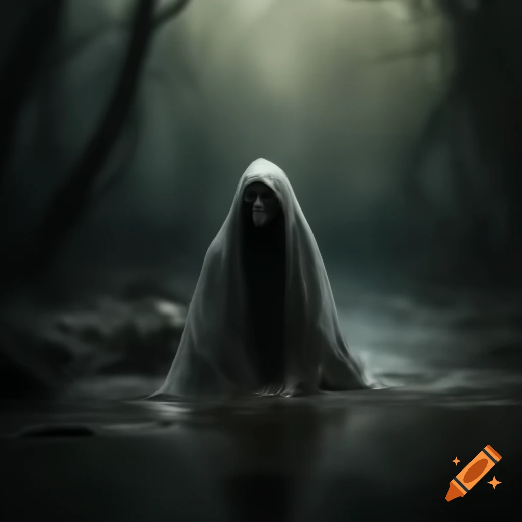 Evil spirit lurking near mountain water body, known for possession