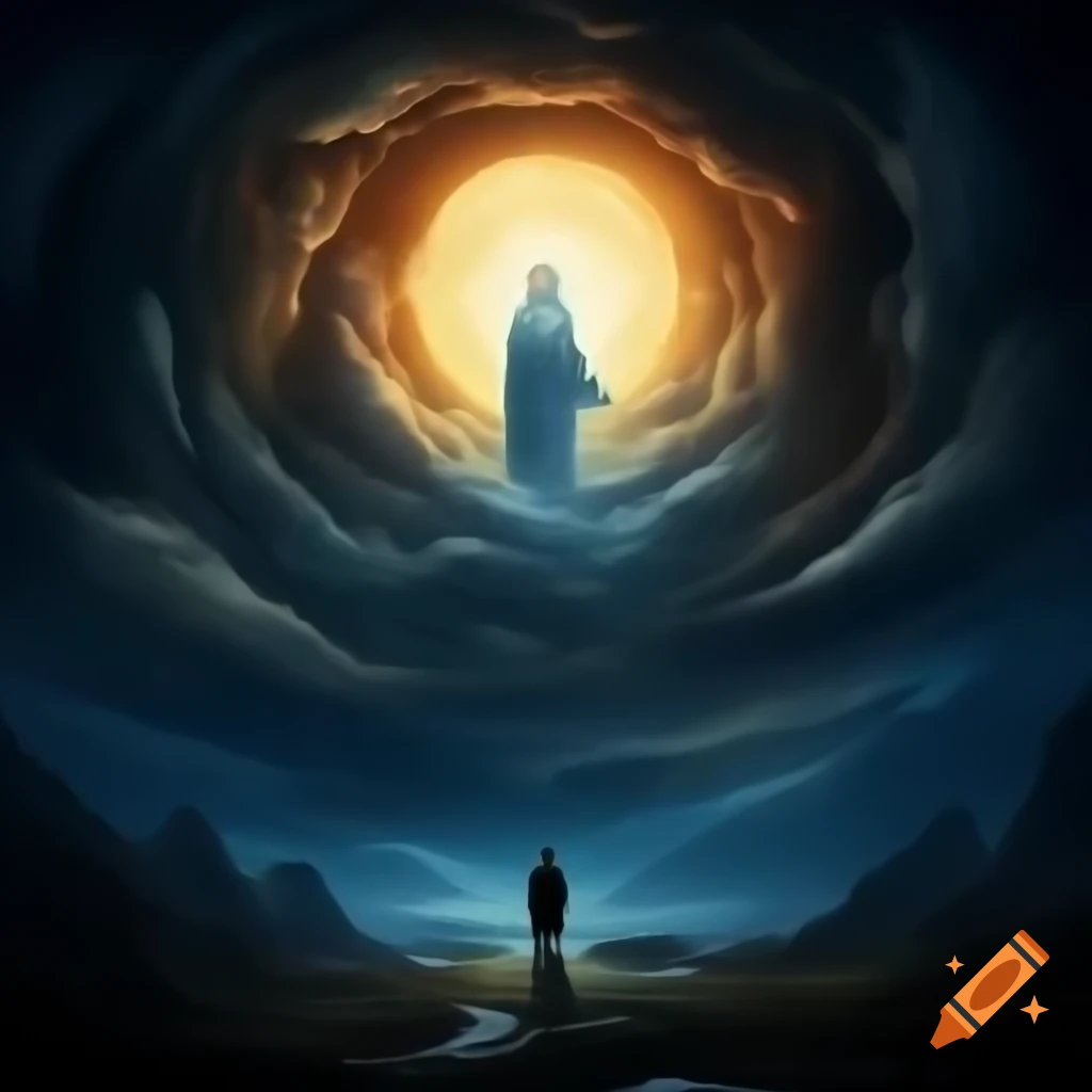 Abstract visualization of Adelline's distorted perceptions and Joseph's mind