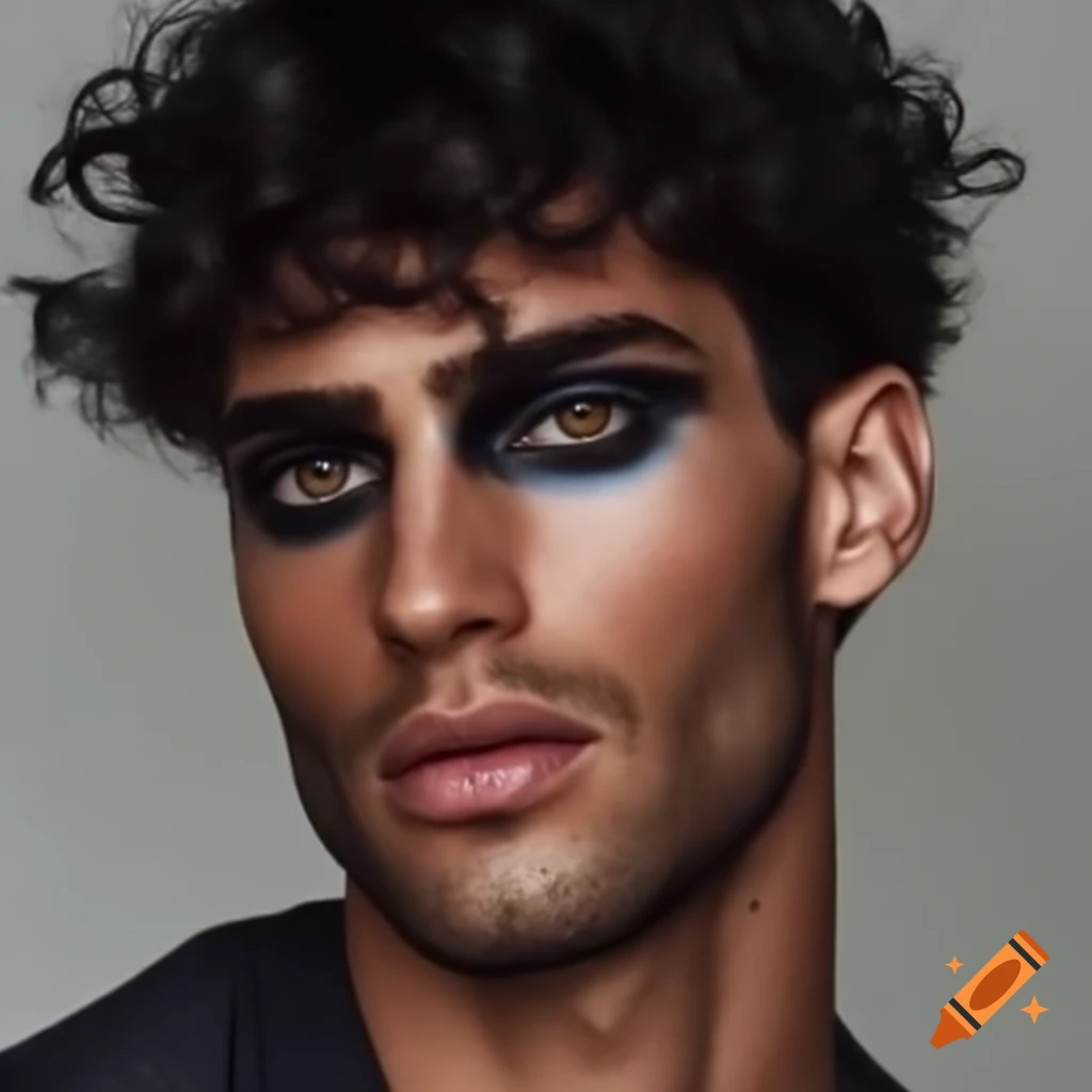 Boy with black hair, light brown eyes, and round face