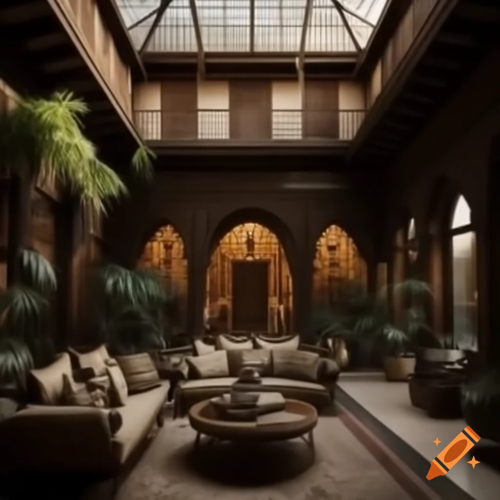 Realistic rendering of an Iraqi heritage house in Baghdadi style