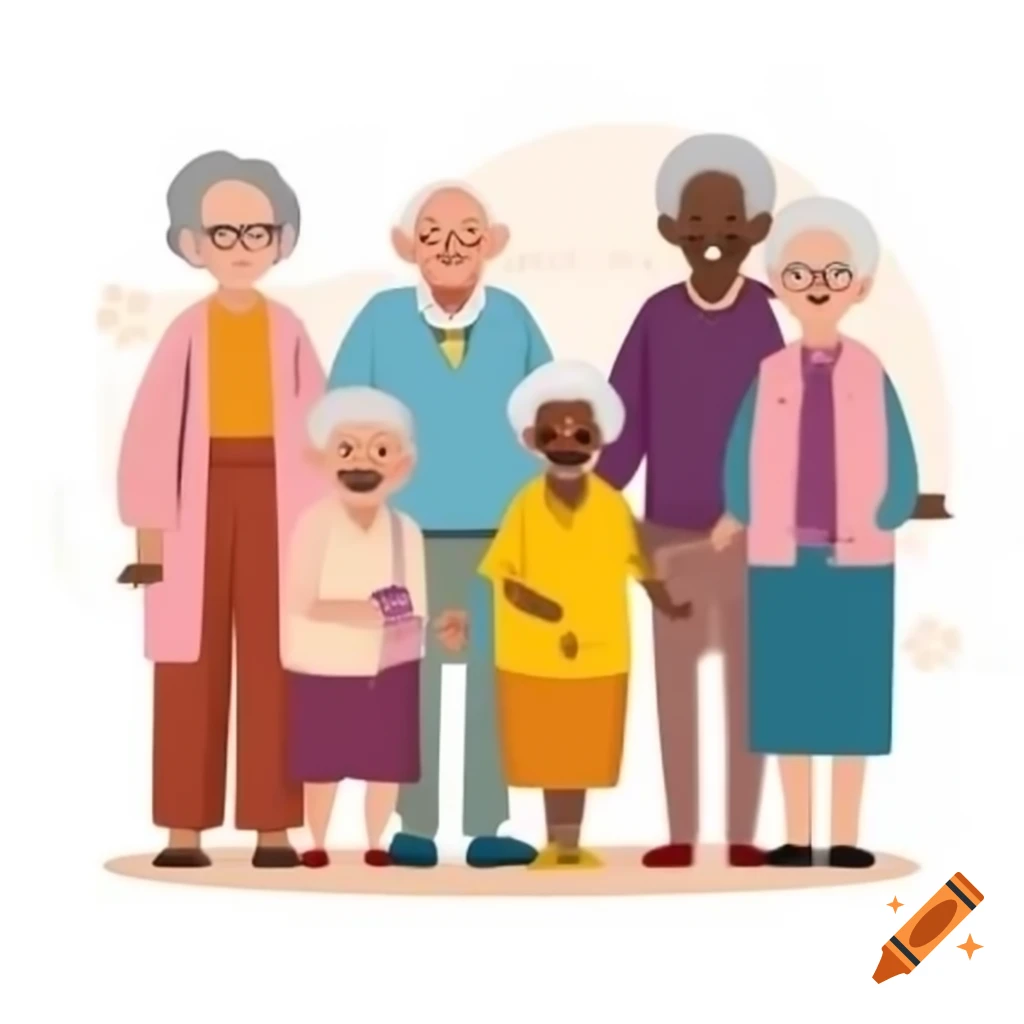 Cartoon Of Multi racial Seniors On Craiyon cartoon-of-multi-racial-seniors-on-craiyon
