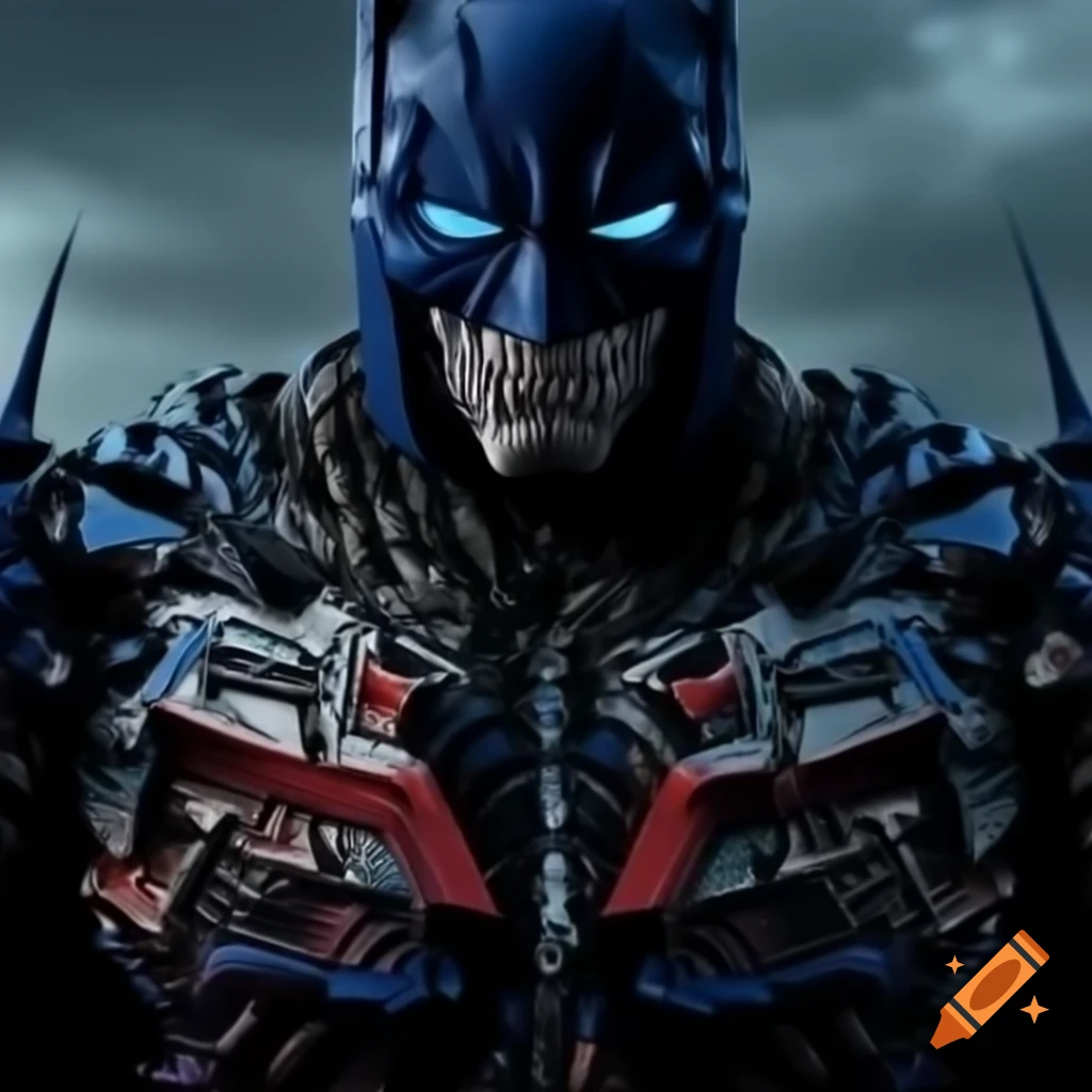 Batman-themed Optimus Prime character design