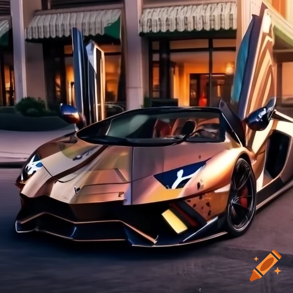 Bugatti tourbillon and Lamborghini Aventador mixed design