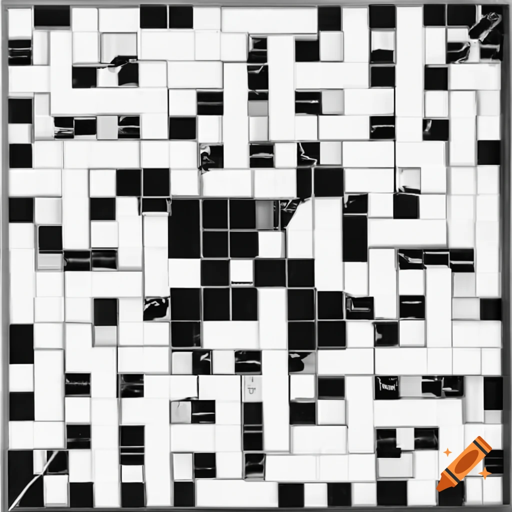 Black and white block print of a board game