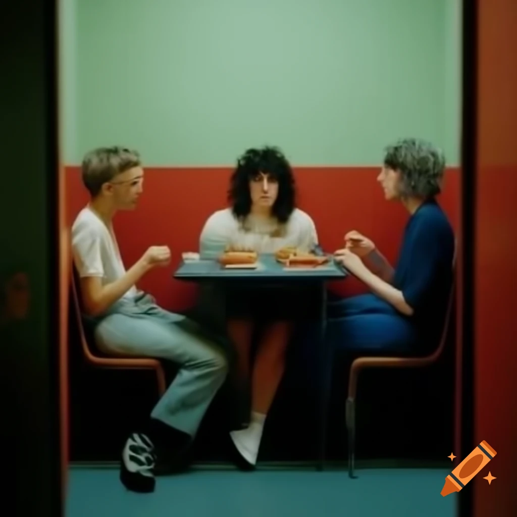 People dining together in a cozy indoor corner