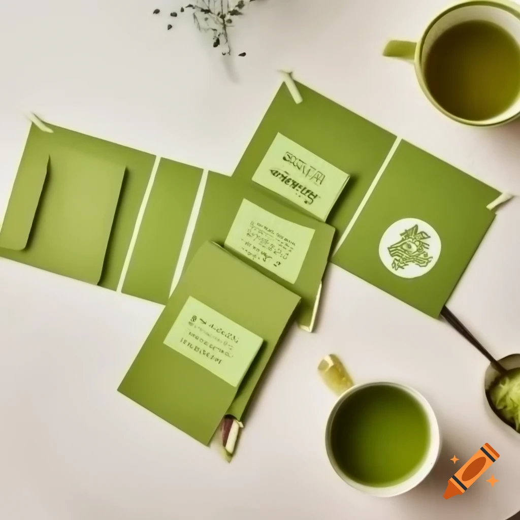 Matcha green tea banner for recruiting project